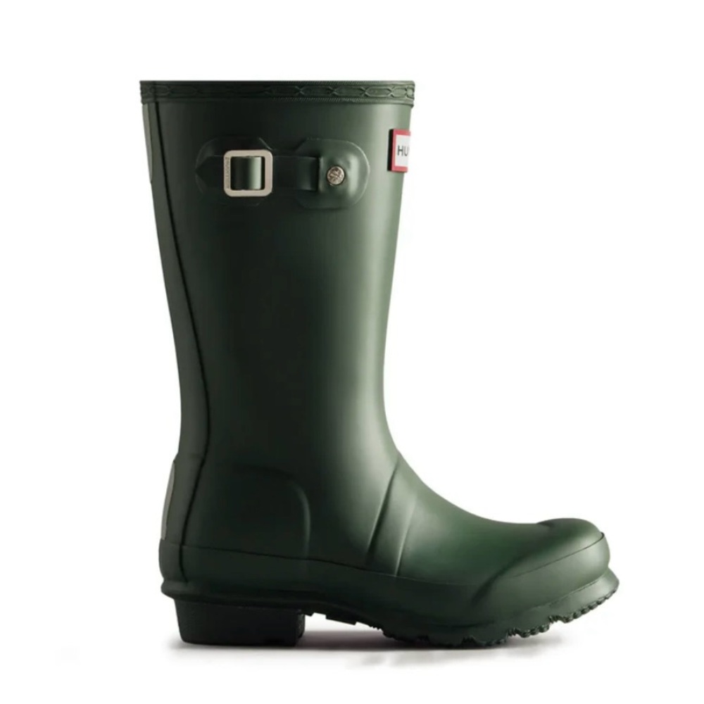 Hunter boots size 8 women. Dark green